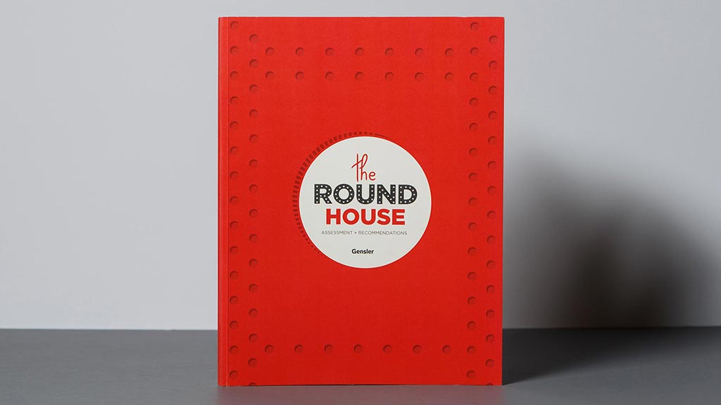 A red and white box.