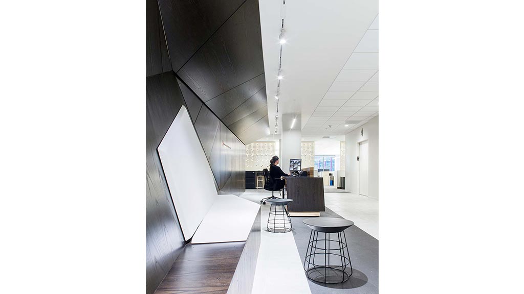 A person sitting at a desk.