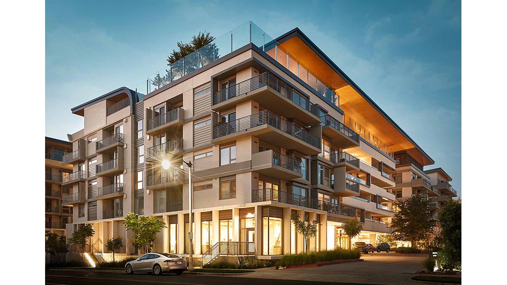 A building with a curved roof.