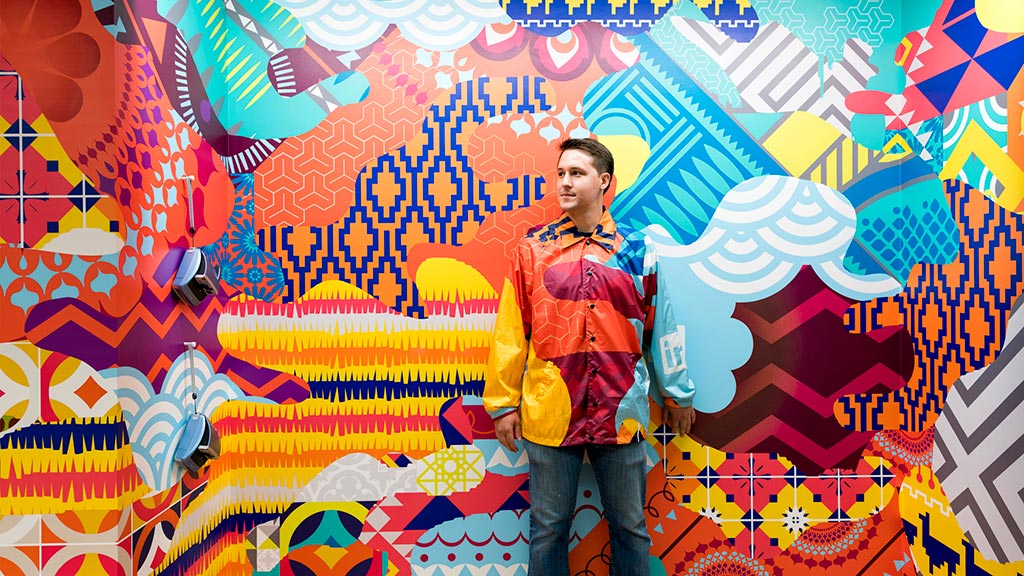 Background pattern.