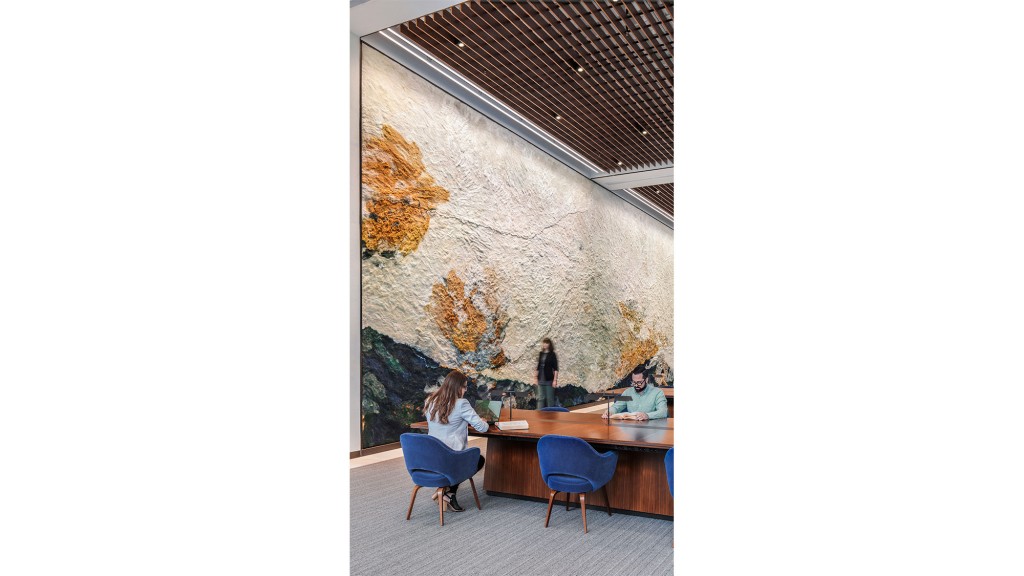 A group of people sitting at a table.