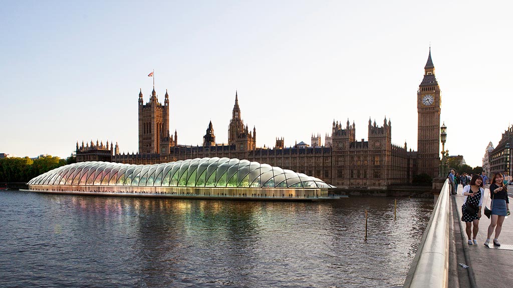 A large building with a clock tower.