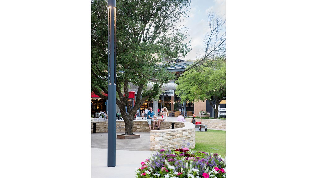 People sitting on a bench.