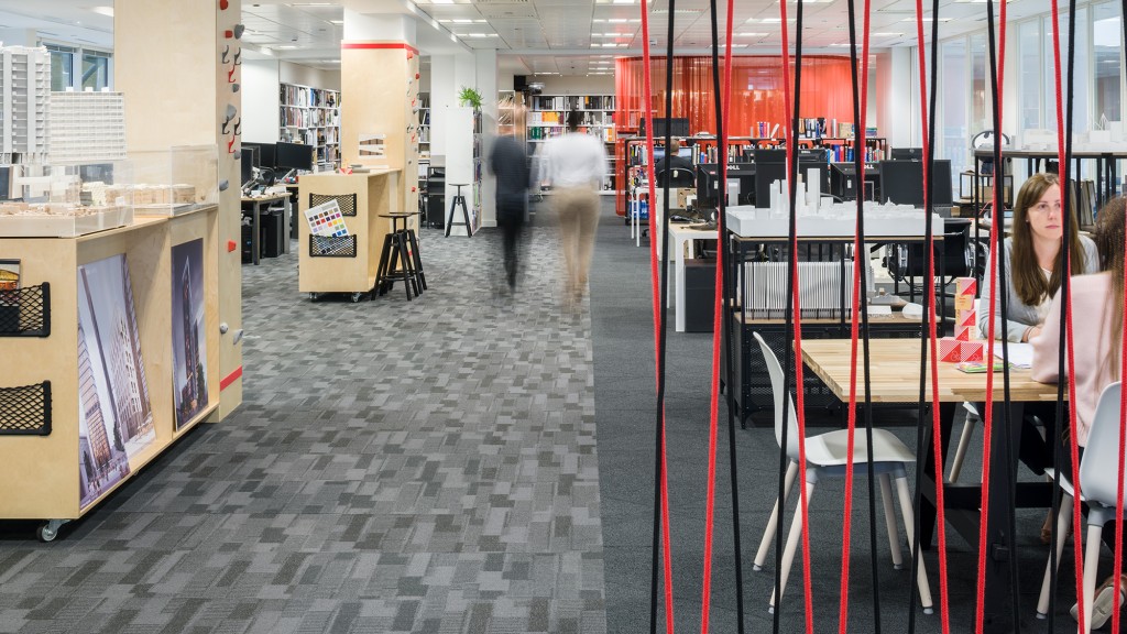 A person sitting at a table.