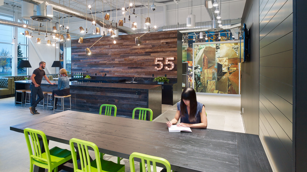 A person sitting at a table.