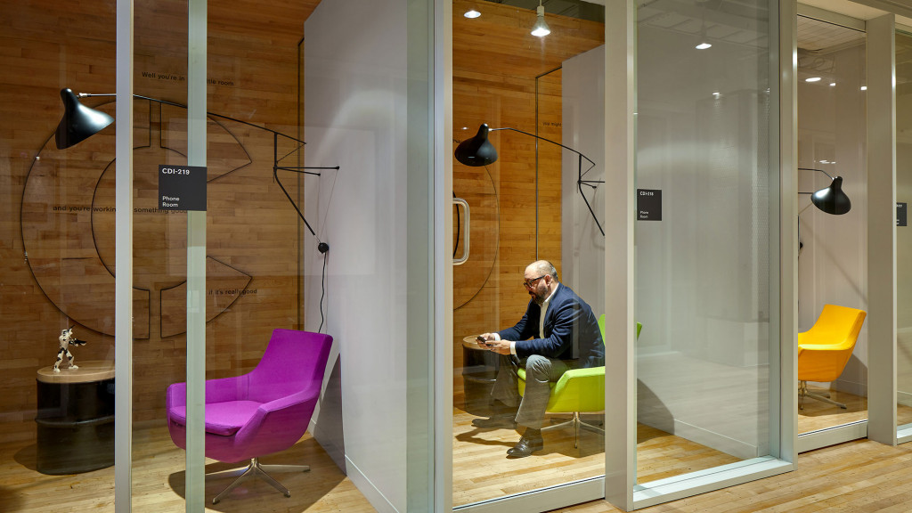A person sitting in a chair.