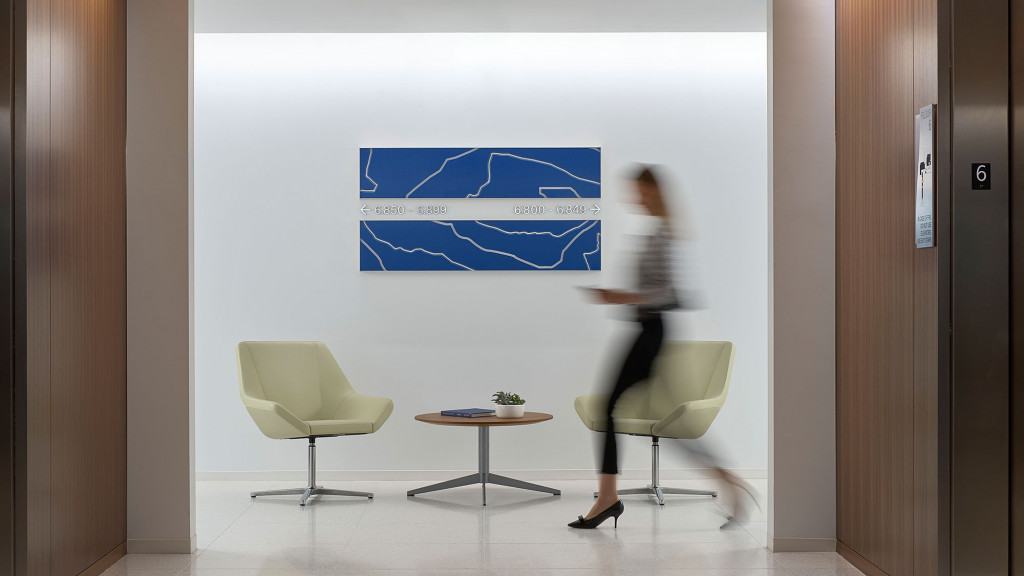 A person standing in a room.