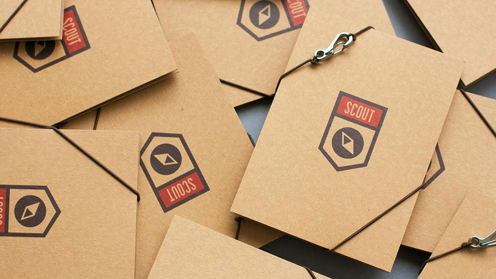 A group of folded shirts.