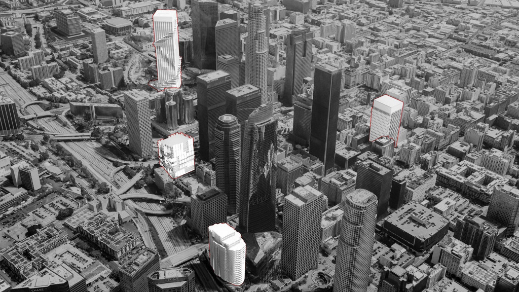 A city with many buildings.