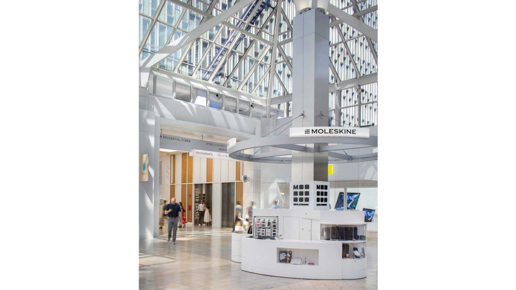 A building with a large staircase.