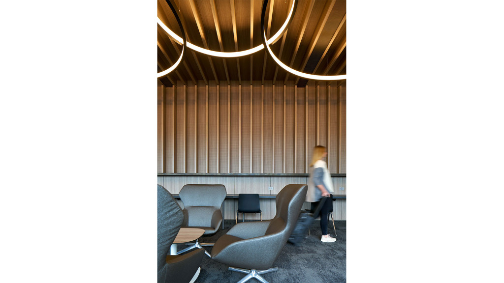 A person sitting in a chair.