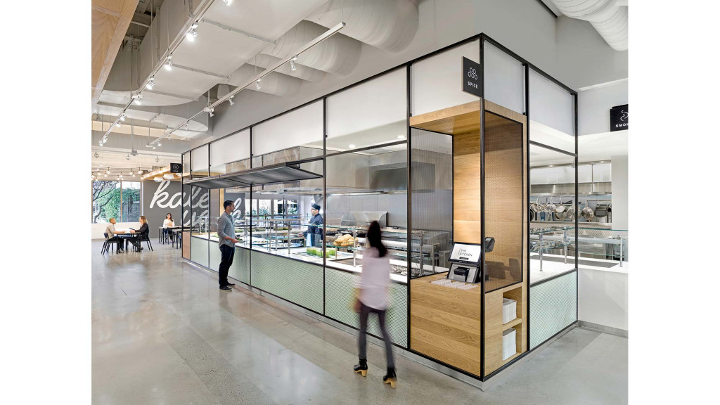 A group of people in a room.