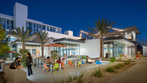 San Diego State University, Tenochca Residence Entry | Gensler