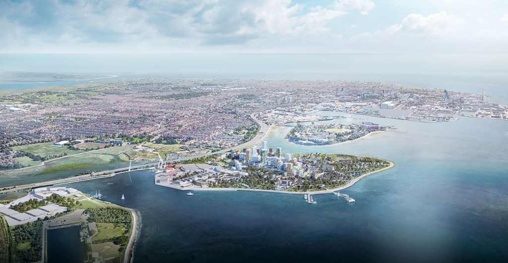 Gensler Reveals Design for £1. Bn Tipner West Development in Portsmouth