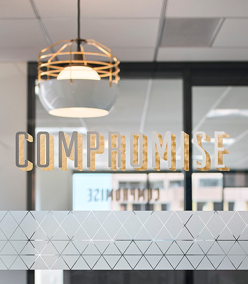 A couple of light fixtures from a ceiling.