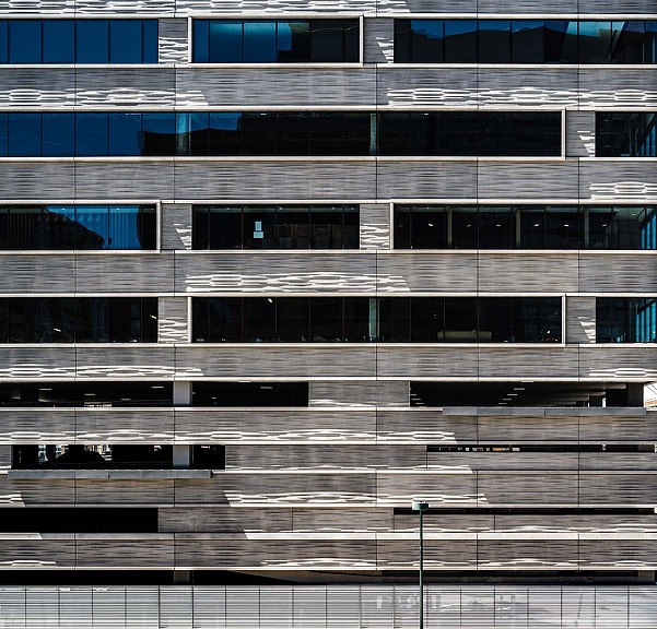 A building with many windows.