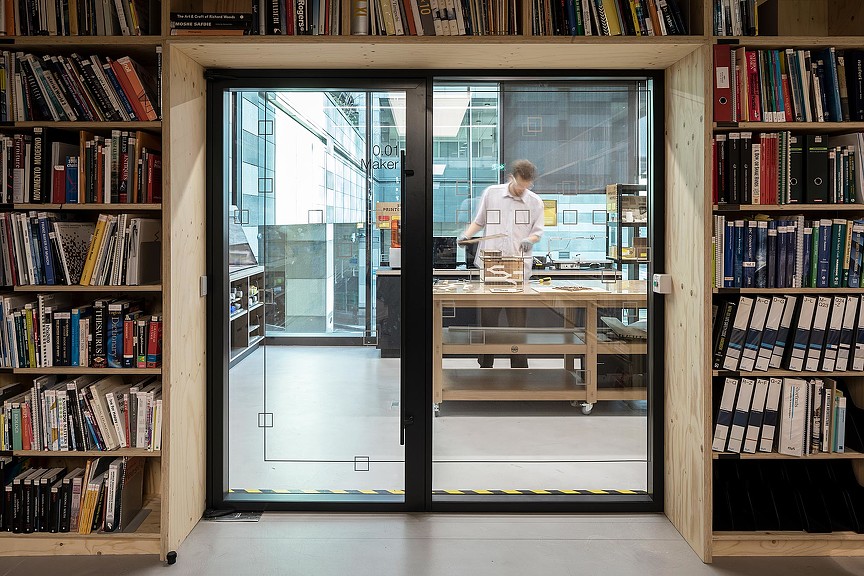 A person standing in a doorway.