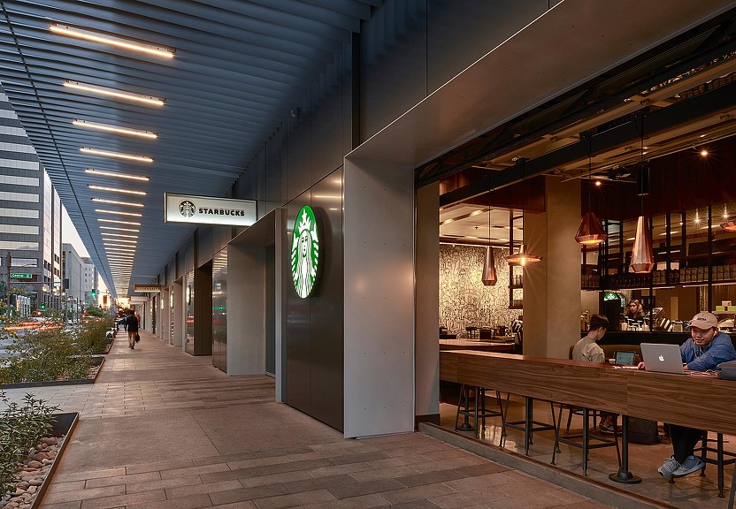 People sitting at a table.