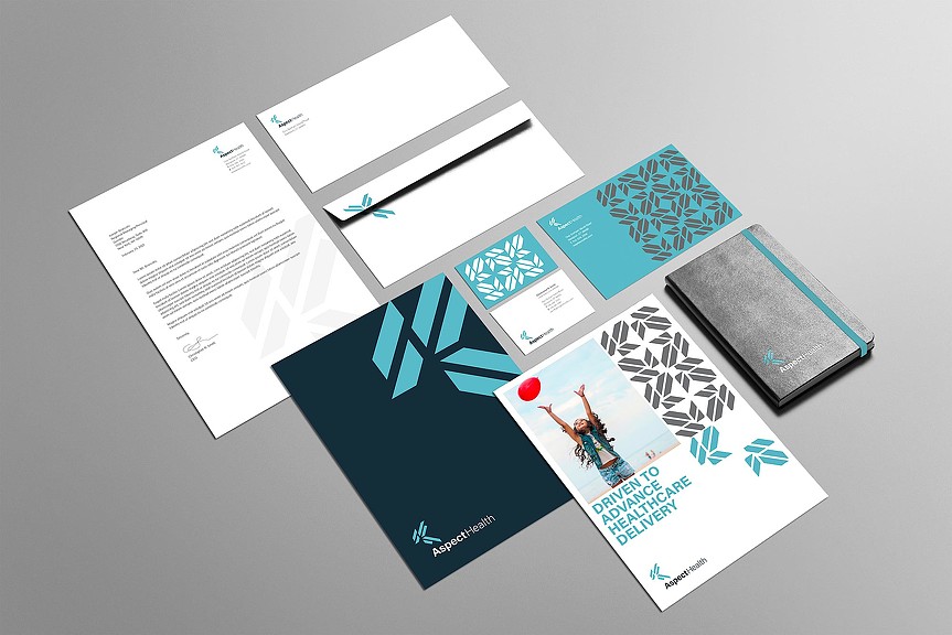 Several pieces of paper with different images.