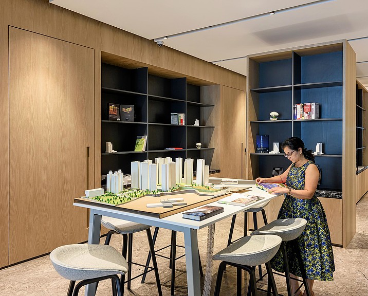 A person sitting at a table.