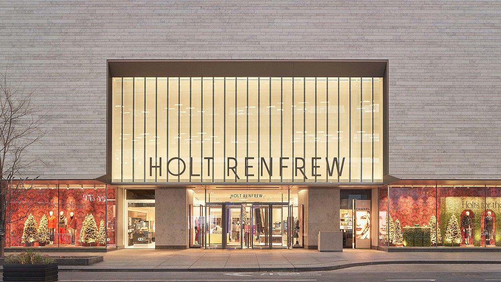 Holt Renfrew main entrance close up