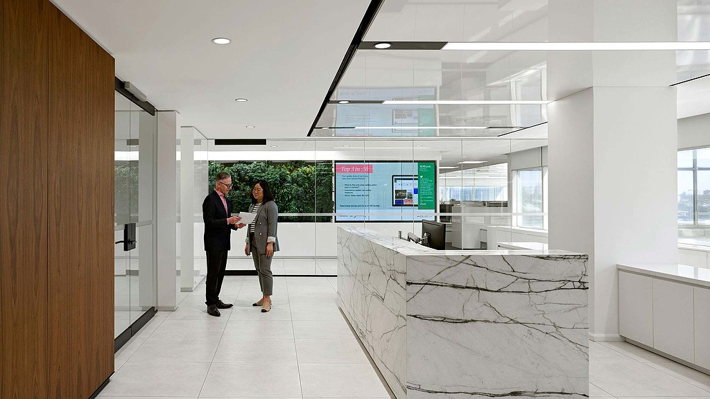 Manulife reception area