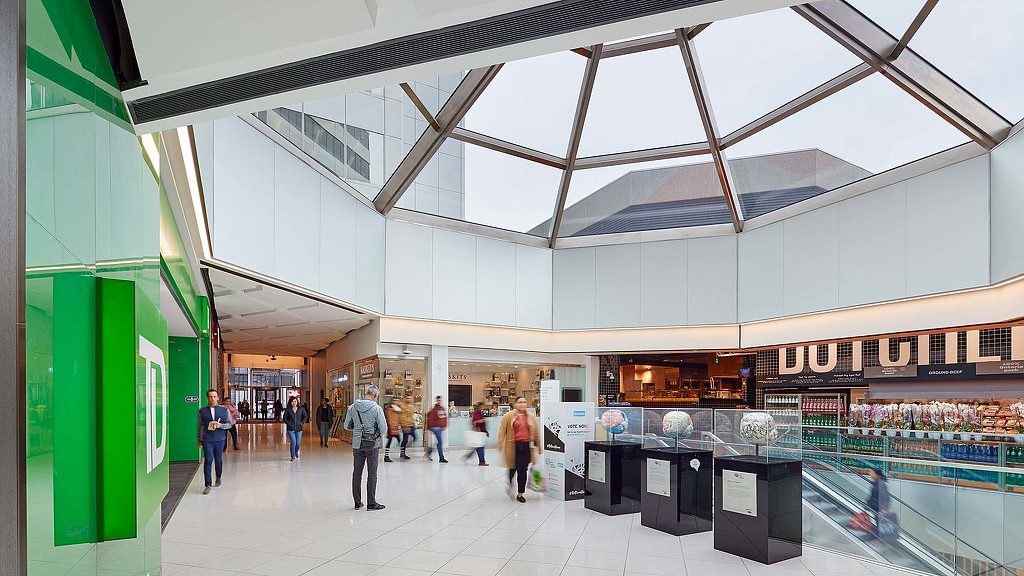St. Clair Centre interior retail