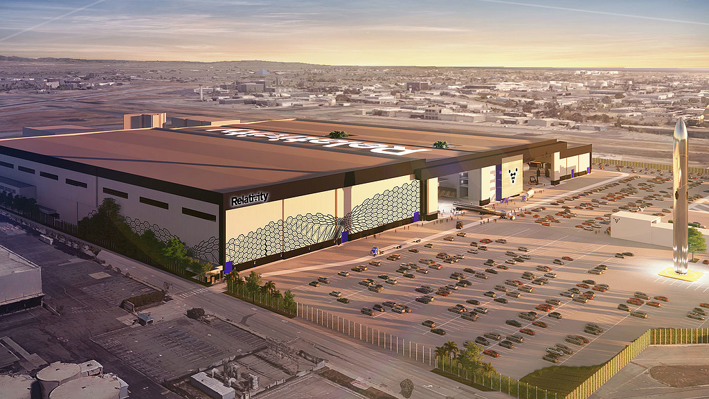 A building with a parking lot.