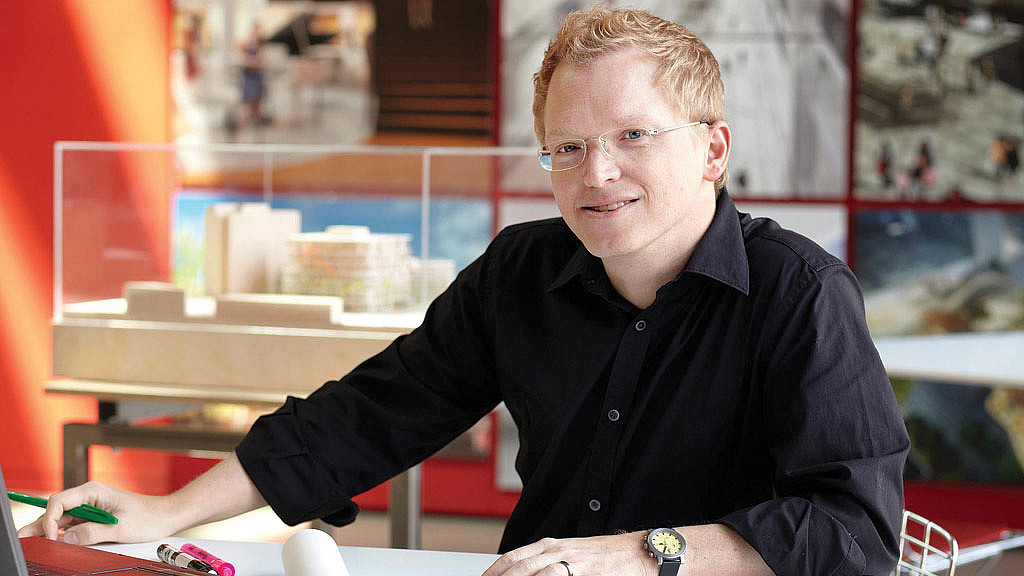 A person wearing glasses.