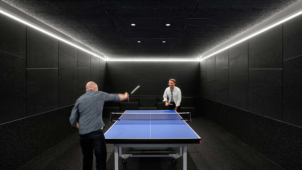 HRT ping pong room