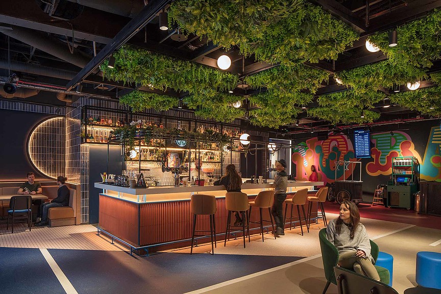 People sitting at a table.