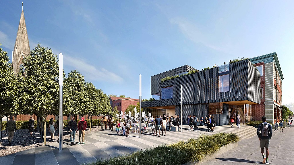 Newark Community Museum exterior entrance