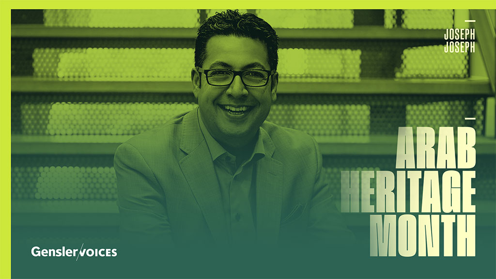 A man wearing glasses.