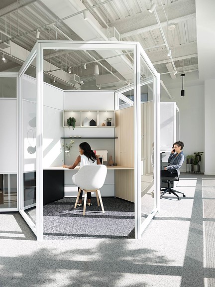 DIRTT Dallas showroom focus room