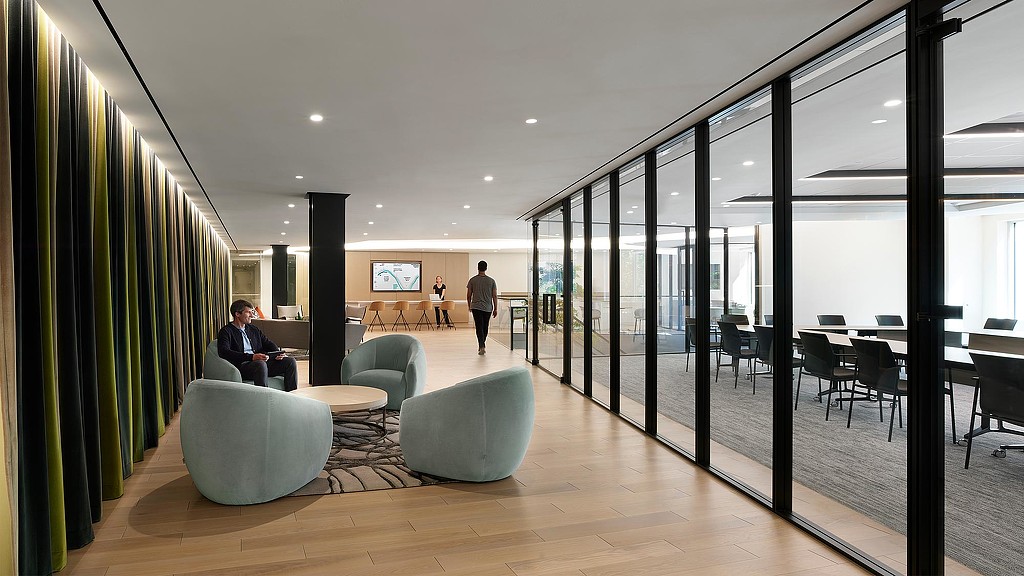 4300 Wilson conference rooms and open seating