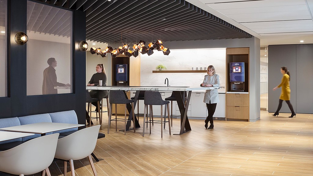 Mintz law firm employee cafe