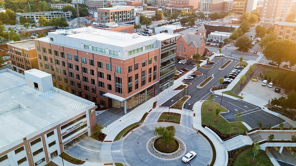 Erwin Penland Building aerial view
