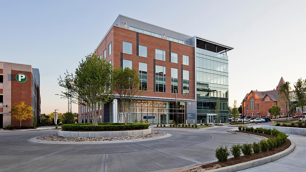 Erwin Penland Building shot from roundabout