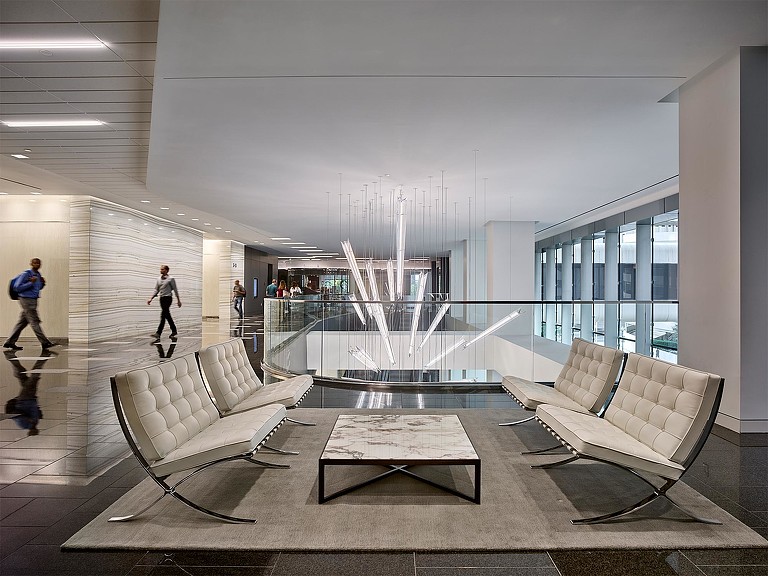 Charlotte Plaza 2nd floor lounge seating