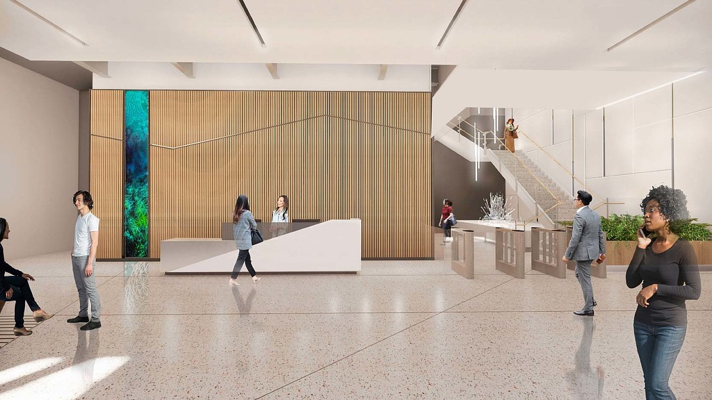 100 Chestnut reception