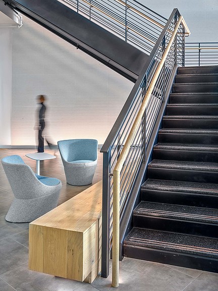 RoundPoint headquarters stairs
