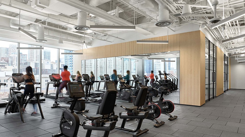 The Current cardio machine room