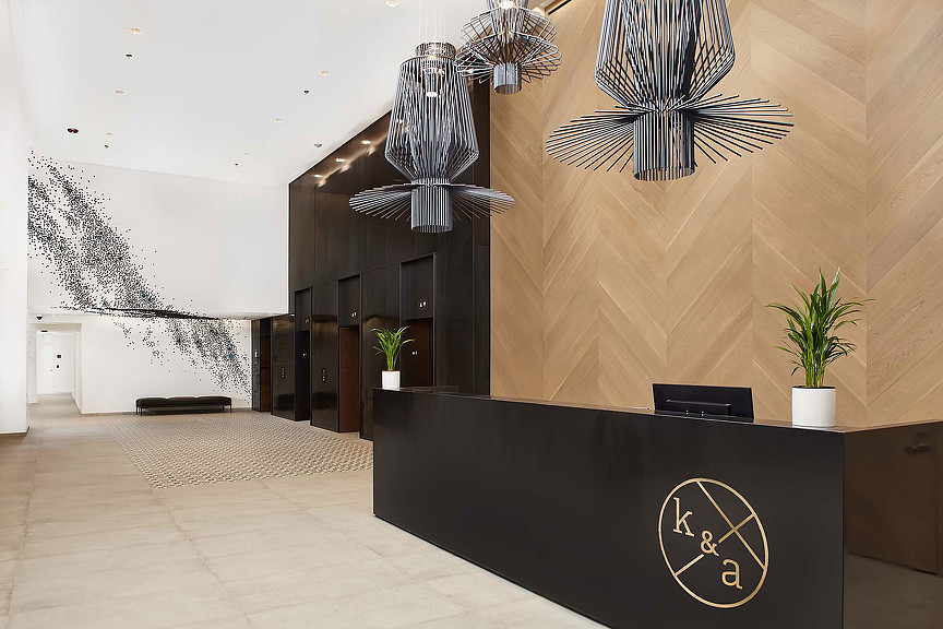 1420 Kettner & Ash office building lobby