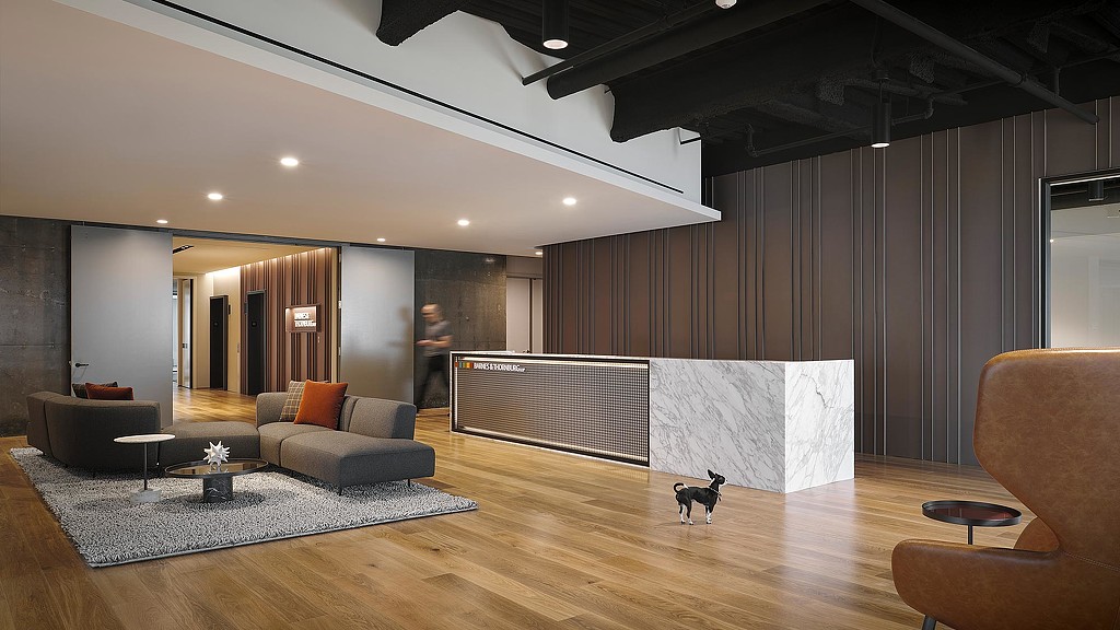 Barnes & Thornburg San Diego office reception area