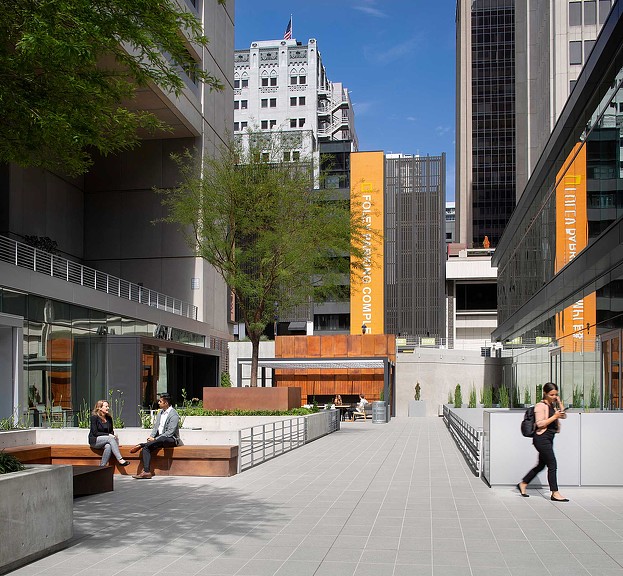 Twenty by Six office building courtyard in daytime