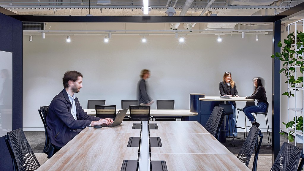 Global insurer headquarters open collaboration space