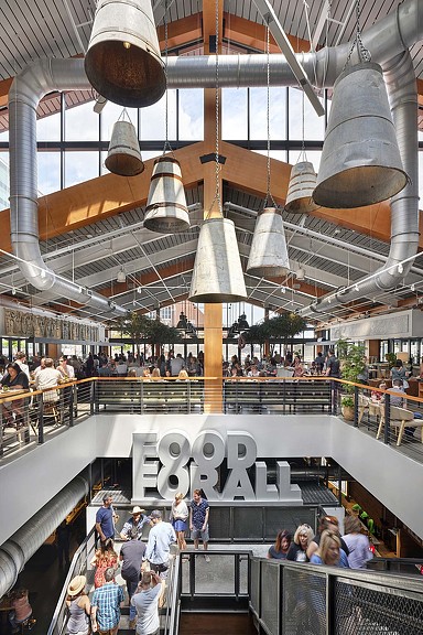 Sixty Vines at Assembly Food Hall interior