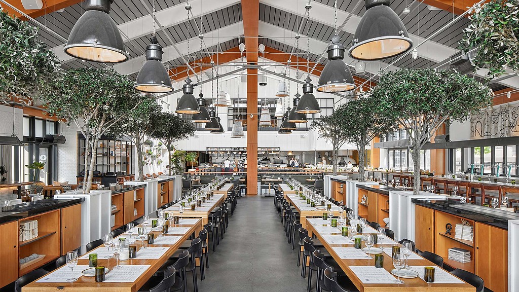 Sixty Vines at Assembly Food Hall interior