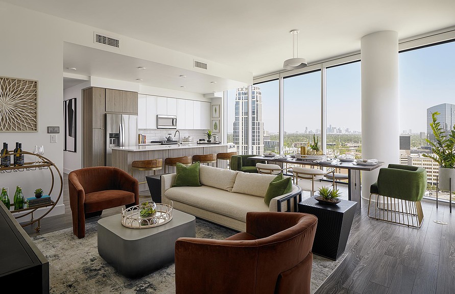 Aspire Post Oak luxury apartment interior