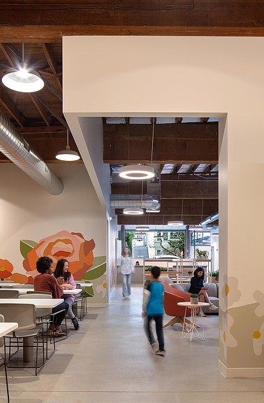 Rose Haven Community Day Shelter dining area